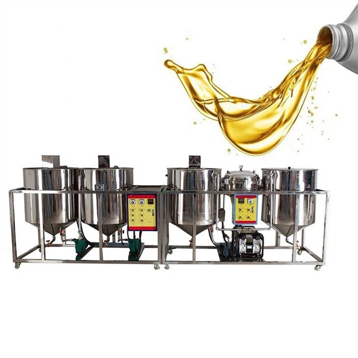 Edible Cooking Vegetable Oil Refining Machine