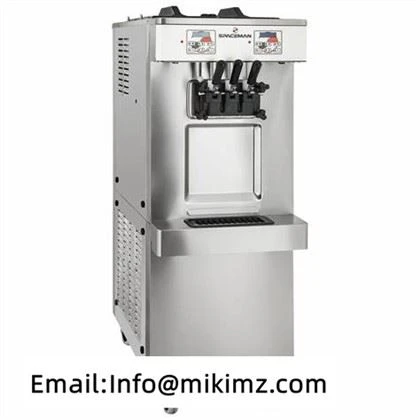 Màquina de gelat de peu elèctrica de tres sabors d'alta qualitat