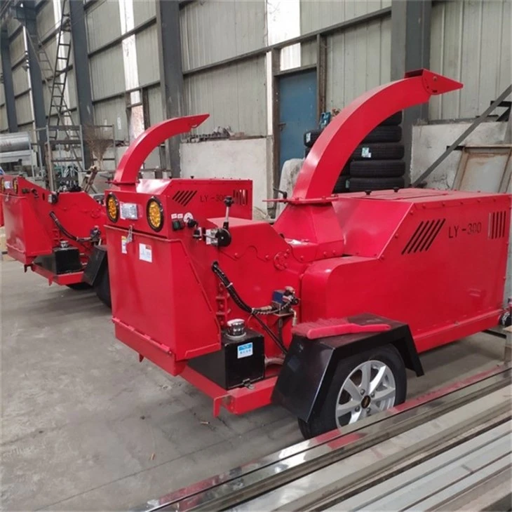 Gasoline Engine 600-800kg/h Wood Chipper